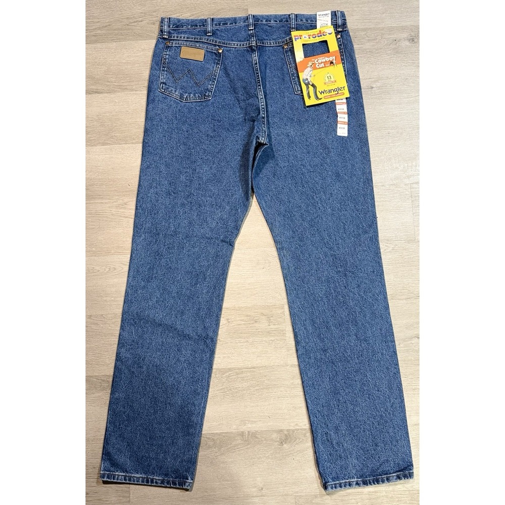 Wrangler Cowboy Cut Jeans Men's 40x36 Blue Pro Rodeo Original Fit 1013MWZGK NWT - Picture 6 of 12
